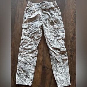Hollister Epic Flex Camo Pull-on Light Gray Cargo Pants
